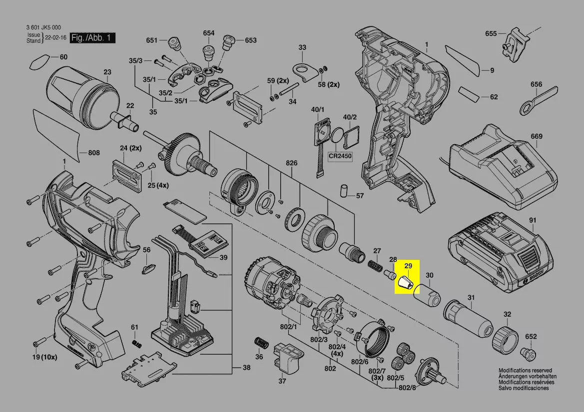 mors de serrage réf. 1 619 PB8 337 BOSCH